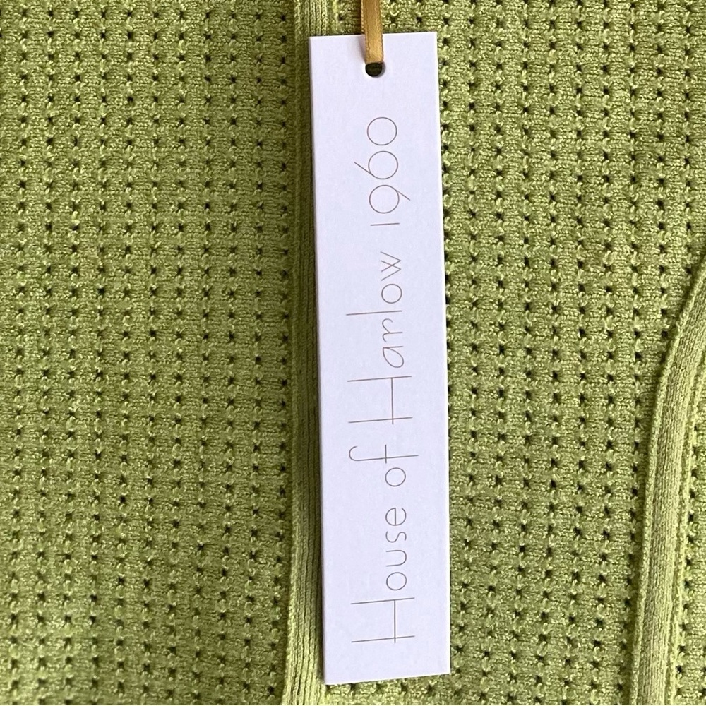 HOUSE OF HARLOW 1960 Green Knit Crop Top - Size S - Picture 10 of 10